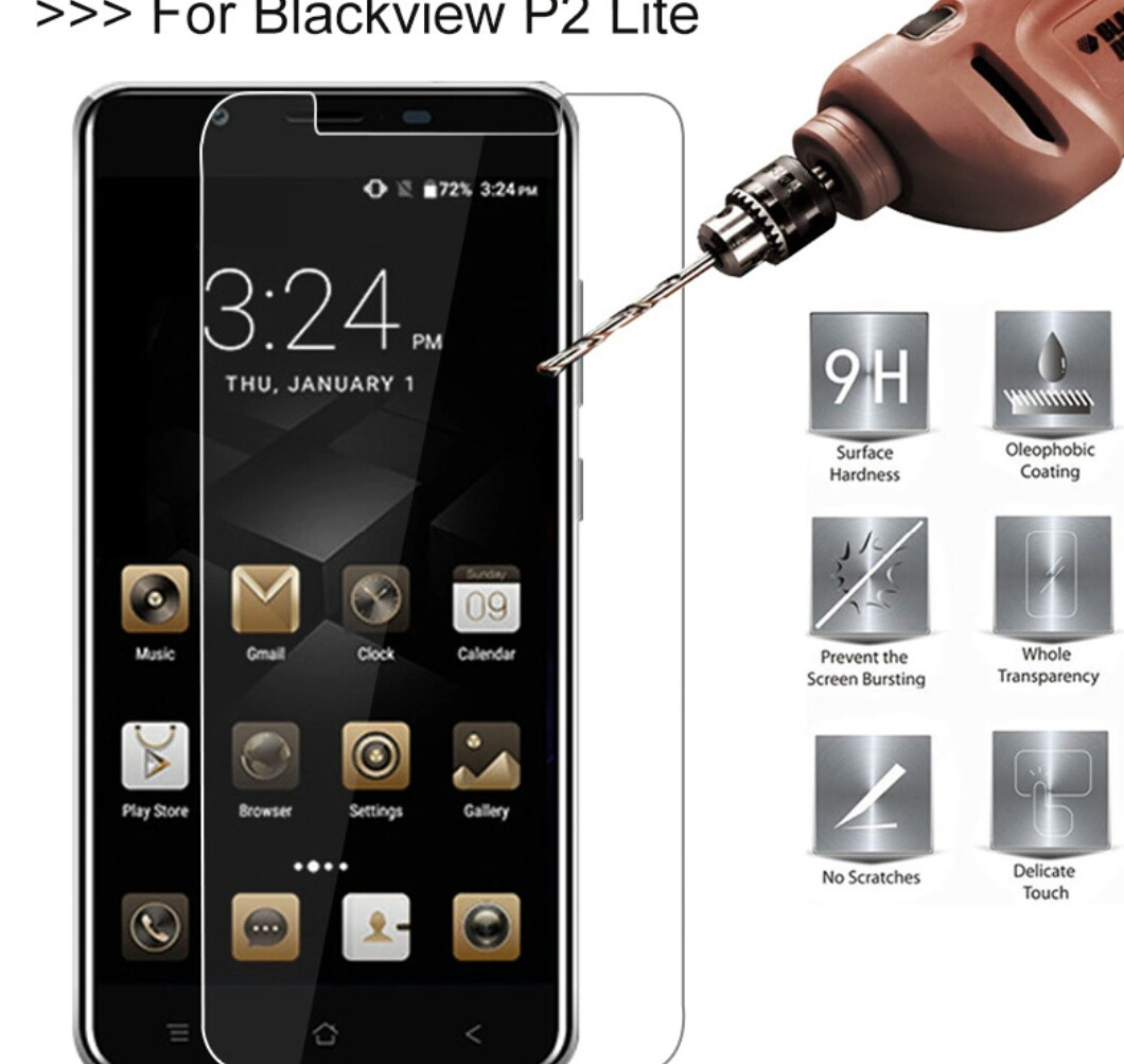 Захистне скло 0,3 мм для Blackview P2 Lite
