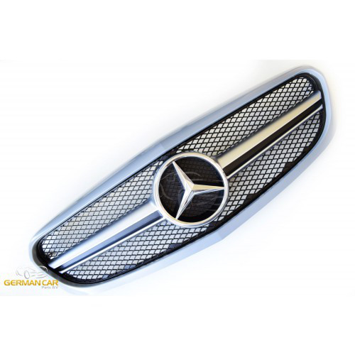 Решітка радіатора Mercedes W205 стиль C63 AMG (під фарбування)
