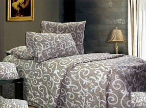 Постіль "Вензель Кавовий", Двоспальний комплект