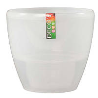 Горщик для квітів DECO-TWIN 12 л прозорий