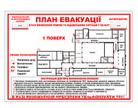 План эвакуации формата А-3