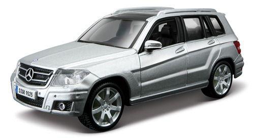 Автомодель - MERCEDES BENZ GLK-CLASS 1:32 для дітей від 3 років ТМ Bburago Червоний / сріблястий 18-43016