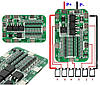 BMS 6s Контролер (плата захисту) Li-ion акумуляторів 18650 з балансуванням, фото 6