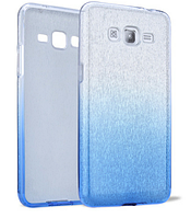 Силиконовая накладка Gliter Ambre Samsung J5 Prime (G570) (Blue), фото 1