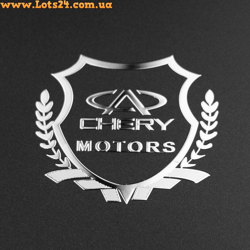 Авто значок Chery Motors наклейка на машину авто наклейки значки марки машин на кузов бампер скло двері капот крила багажник
