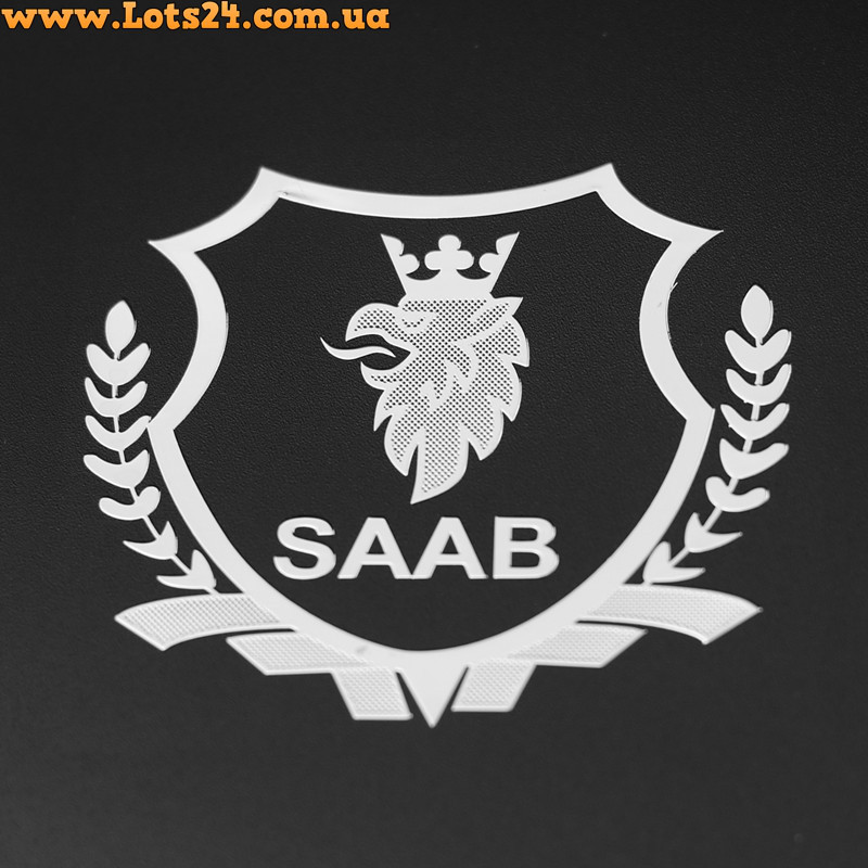 Авто значок SAAB Motors наклейка на машину авто наклейки значки марки машин на кузов бампер скло двері капот крила багажник