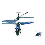Радіокерований вертоліт 33008 гіроскоп Blue, фото 4