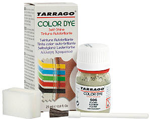 Барвник для гладкої шкіри та текстилю Tarrago Color Dye 25 мл колір платиновий (506)