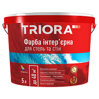 Краска интерьерная для стен и потолков "TRIORA" 5,0 л