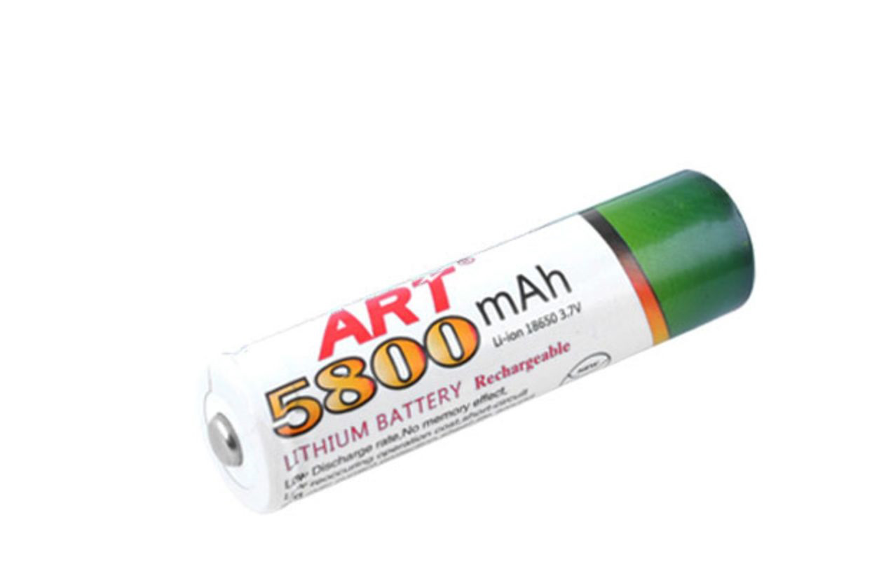 Акумулятор ART 18650-5800mAh, білий