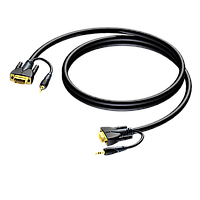 Кабель VGA+audio-VGA+audio 20 м Procab CLV115/20