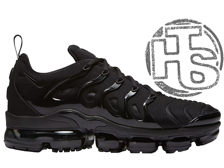 Чоловічі кросівки Nike Air VaporMax Plus Triple Black 924453-004, фото 2