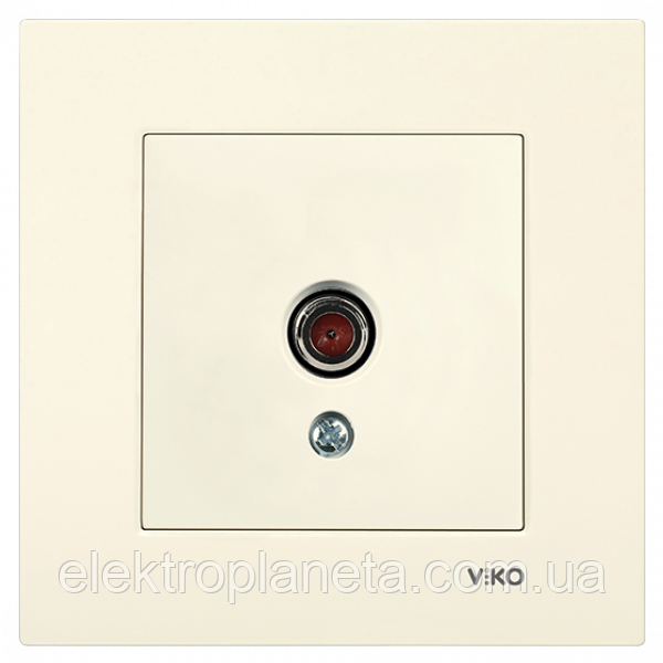 Розетка viko karre крем TV 20 DB (кінцева)