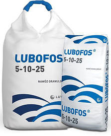 Добриво Lubofoska NPK 5-10-25 (15)(добриво Любофоска з сіркою) Польща, Лювена