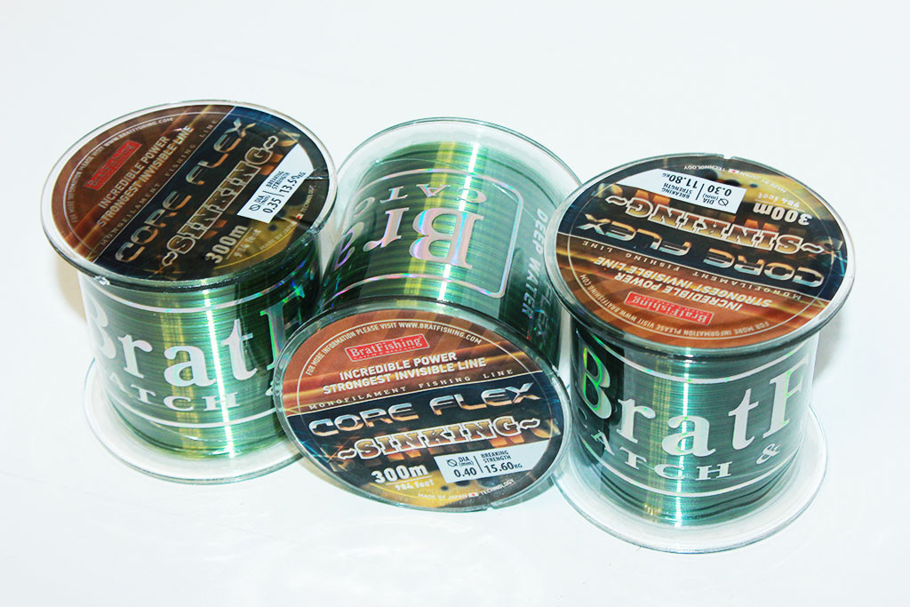 Леска 300 М. Core Flex Sinking BratFishing (тонущая) — Купить Недорого ...