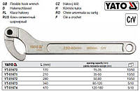 Ключ сегментний шарнірний M=35-50 мм L=210 мм YT-01671