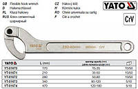 Ключ сегментный шарнирный M=80-120 мм L=340 мм YATO Польща YT-01673