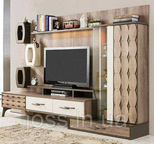 Стінка сучасна під ТВ  244x52x173 cм JOSS Купер
