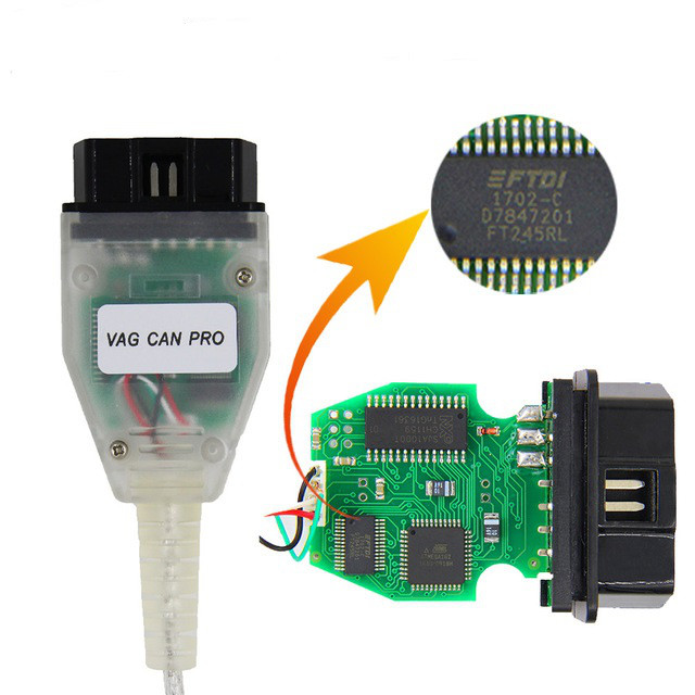 VAG PRO CAN (адаптер без USB ключа) BUS+UDS+K-line S.W Version 5.5.1
