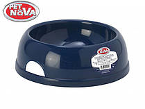 Миска пластикова для собак Pet Nova 1450 мл Синя