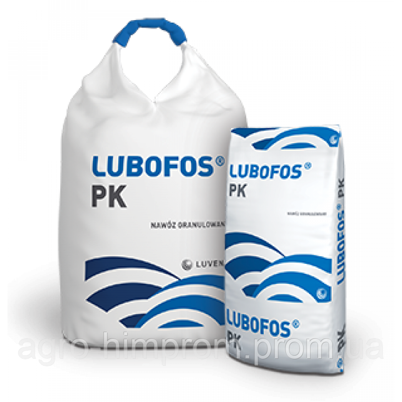 Добрива LUBOFOS PK 14-24 (Ca, S) (добрива Любофос Р-14, К-24, S-6.5) Польща, Лювена