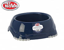 Миска нековзна для собак Pet Nova 315 мл Синя
