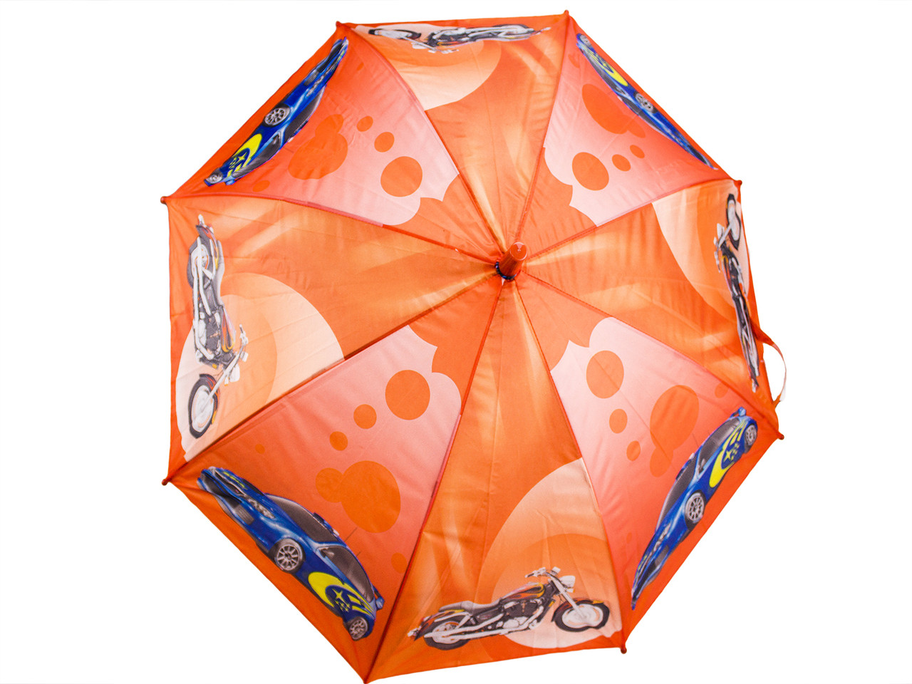 Дитячий парасольку 6131-22 машини/мотоцикли помаранчевий