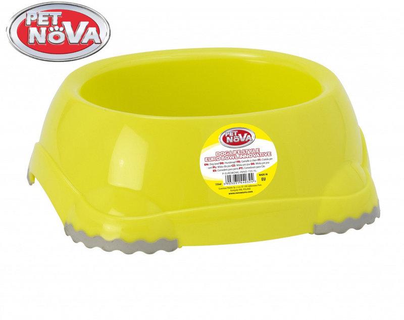 Миска для собак Pet Nova EUROBOWL-INNO-735-YL Жовта, фото 1