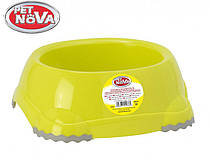 Миска нековзна для собак Pet Nova 1.25 л Жовта