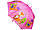 Дитячий парасольку 6115-9 казкові лисички рожевий, фото 2