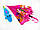 Дитячий парасольку 6115-9 казкові лисички рожевий, фото 4