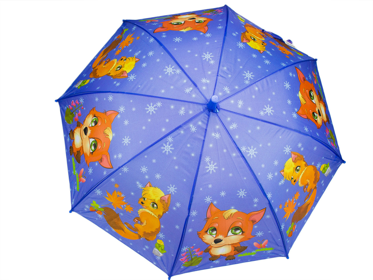 Дитячий парасольку 6115-36 казкові лисички ультрамарин