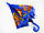 Дитячий парасольку 6115-36 казкові лисички ультрамарин, фото 4