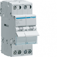 Перемикач I-0-II з загальним виходом зверху, 2-пол., 40А/230В, 2м SFT240