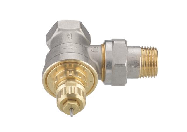 Термостатичний клапан кутовий Danfoss RA-G 15 для однотрубної системи опалення