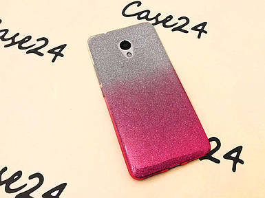 TPU чохол Gradient для Meizu M5S (5 кольорів) Рожевий