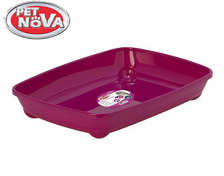 Туалет для кошенят Pet Nova KittyTray 37 см рожевий