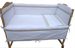 Комплект постільного в ліжечко Парижаночка