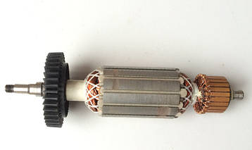 Якір (ротор) для УШМ Ferm 125 880 W (160.5 *35 шліц 6.5 мм)