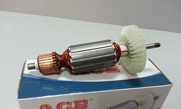 Якір (ротор) для УШМ болгарка Makita 9553 / 9554 / 9555 / 9558 (153*31.5/ посадка 6 мм)