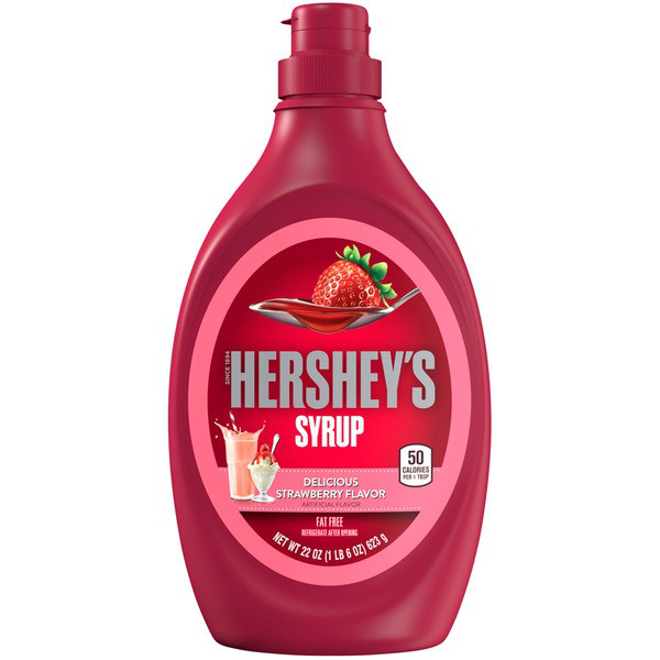 Hersheys Syrup Delicious Strawberry Flavor 623g, фото 1