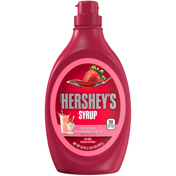 Hersheys Syrup Delicious Strawberry Flavor 623g