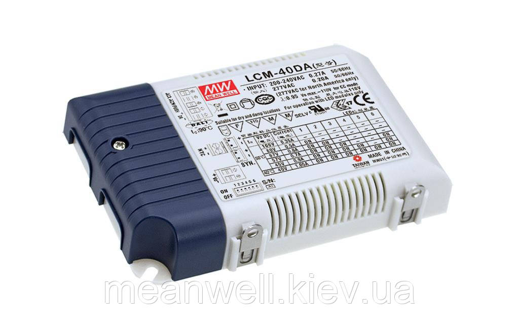LED драйвер DALI Mean Well LCM-40DA