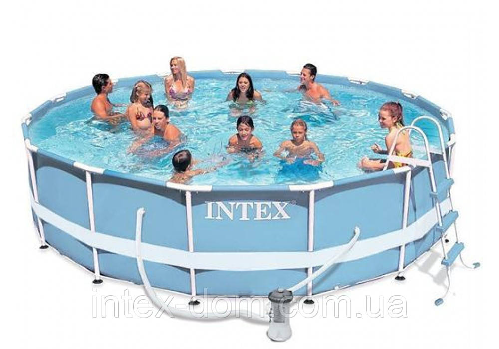 Каркасний басейн 366х99см + аксесуари Intex 28718