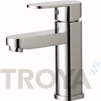 Змішувач на умивальник цільний литий корпус не поворотний TROYA LAB1-A136