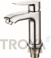 Змішувач на умивальник литий корпус цілісний неповоротний TROYA FOB1-A134