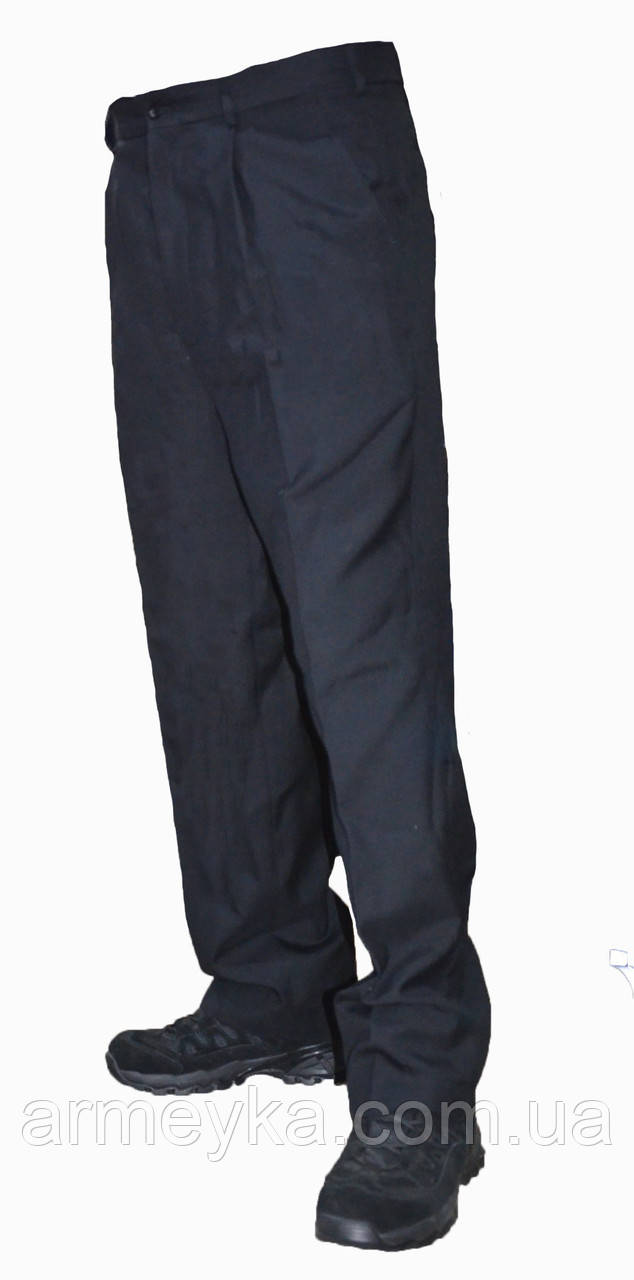 Поліцейські штани Police Trousers (полішерсть), чорні. НОВЫЕ. Великобританія, оригінал.