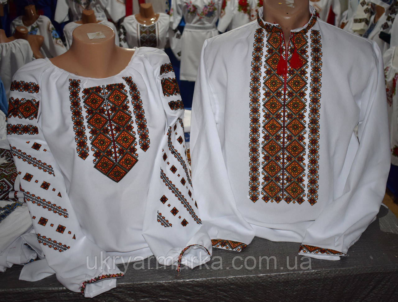 Вишиванки для парі "Ромби"
