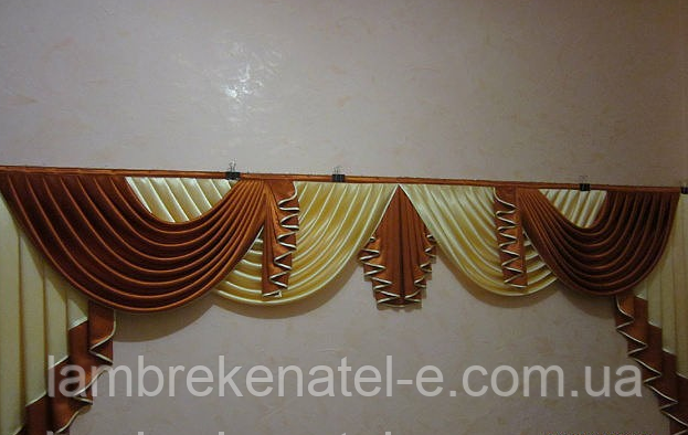 Ламбрекен у зал три метри, фото 1