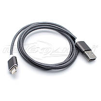 Магнітний кабель USB to Lightning, ганчірний кабель, 1 м, фото 5